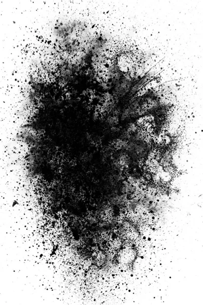 Splatter de tinta, desenhado à mão — Fotografia de Stock