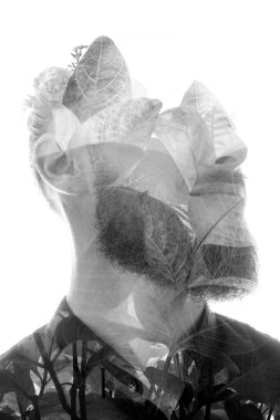 Gerçeküstü çift pozlama portresi