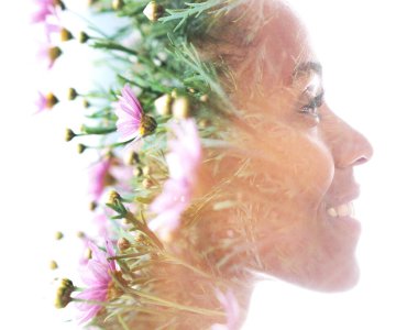 Gerçeküstü çift pozlama portresi