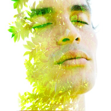 Gerçeküstü çift pozlama portresi