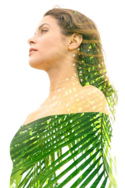 Gerçeküstü çift pozlama portresi