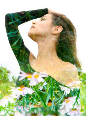 Gerçeküstü çift pozlama portresi