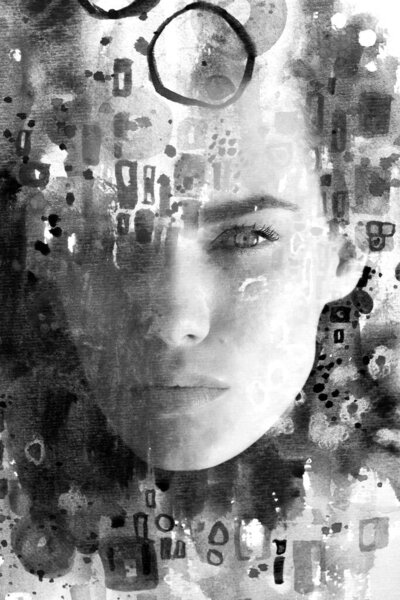 Живопись. Портрет в сочетании с картиной