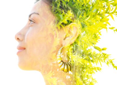 Gerçeküstü çift pozlama portresi