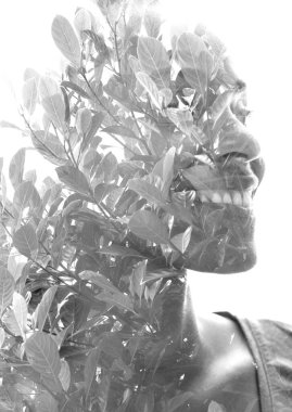 Gerçeküstü çift pozlama portresi