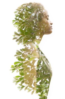 Gerçeküstü çift pozlama portresi