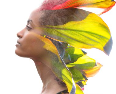 Gerçeküstü çift pozlama portresi