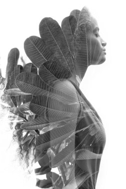 Gerçeküstü çift pozlama portresi