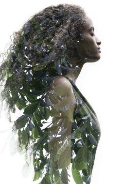 Gerçeküstü çift pozlama portresi