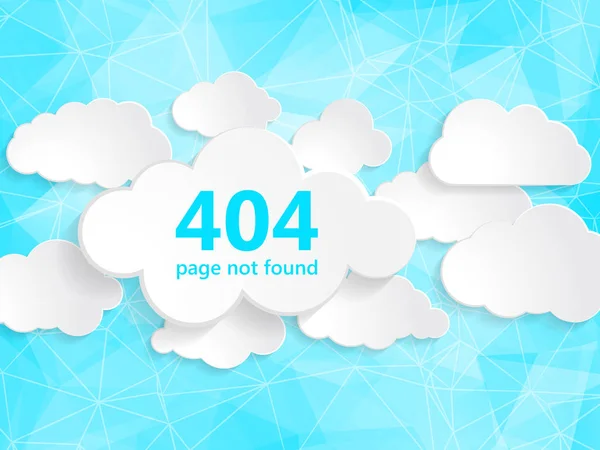 404 Errore Pagina Non Trovata Illustrazione Astratto Concetto Creativo Collezione — Vettoriale Stock
