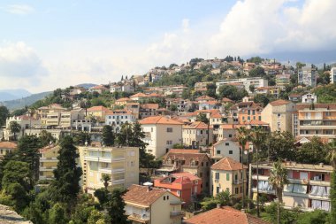 Fortre gelen Herceg Novi popüler tatil kasabası nın güzel görünümü