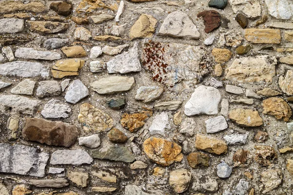 Vista de cerca de la textura de mampostería medieval — Foto de Stock