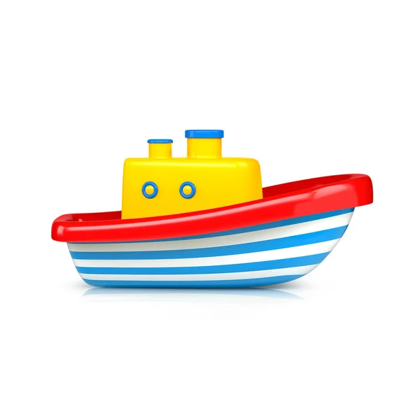 Корабель Іграшкової Студії Постріл Ілюстрація — стокове фото