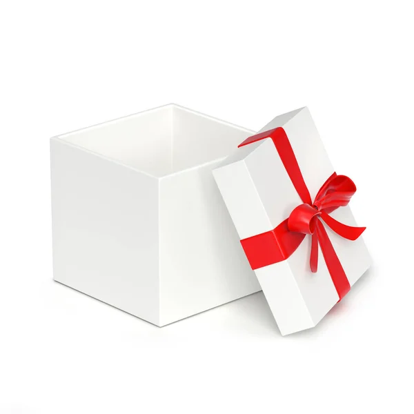 Geschenkbox Isoliert Auf Weißem Hintergrund Illustration — Stockfoto
