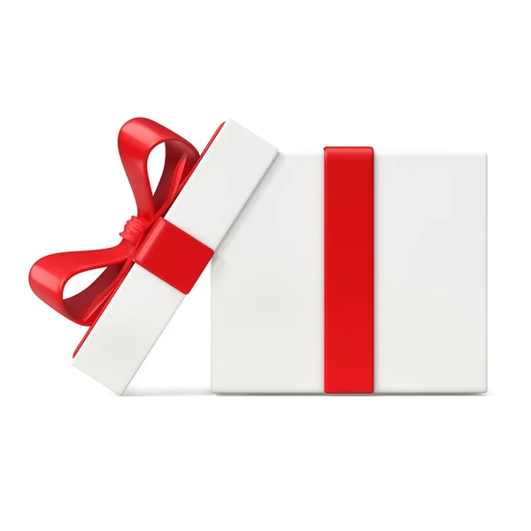 Gift Box Isolated White Background Illustration — Stock Photo, Image