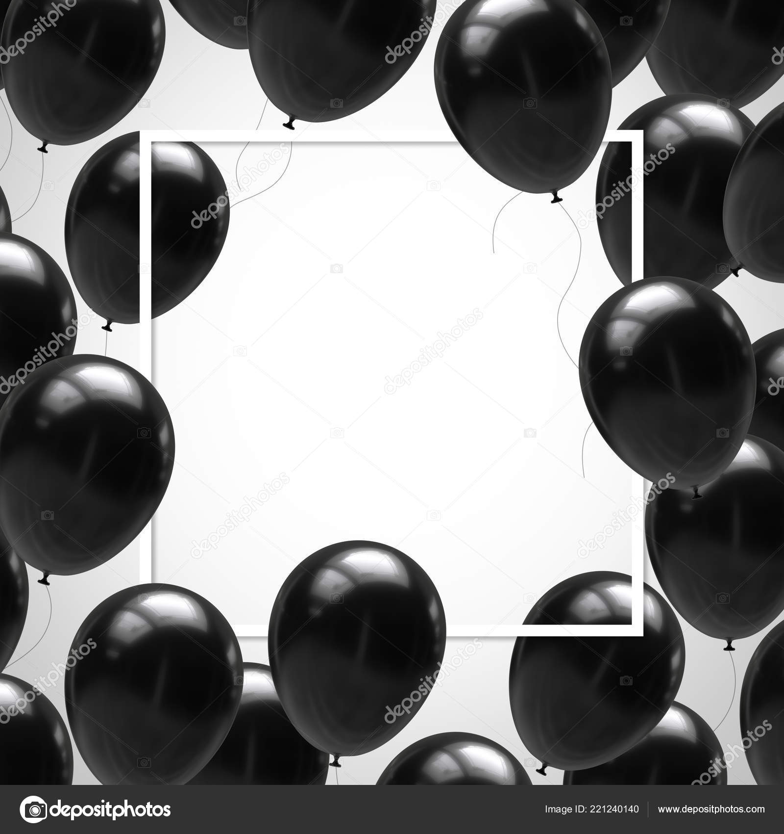 Color Balloon Ribbon Isolated White Stock Photo by ©NewAfrica 247349396