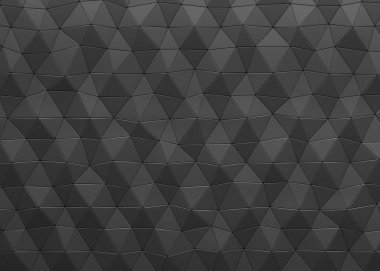 Siyah soyut geometrik background.3d illüstrasyon