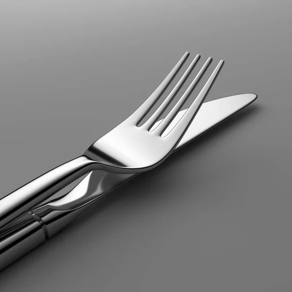 Knife and fork — Stock Photo, Image