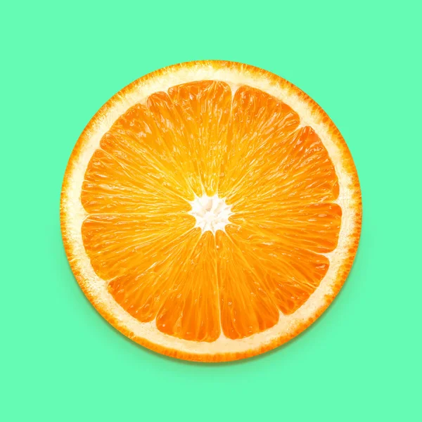 Orange slice fruit — Stock Photo, Image