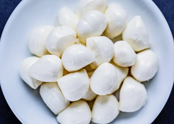 Deliciosas Bolas Queijo Mozzarella — Fotografia de Stock