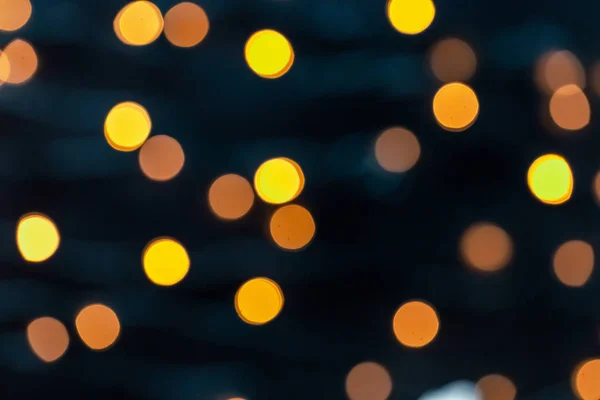 Weihnachtsbeleuchtung Urlaub Glühende Kulisse Defokussierter Hintergrund Mit Verschwommenem Bokeh — Stockfoto