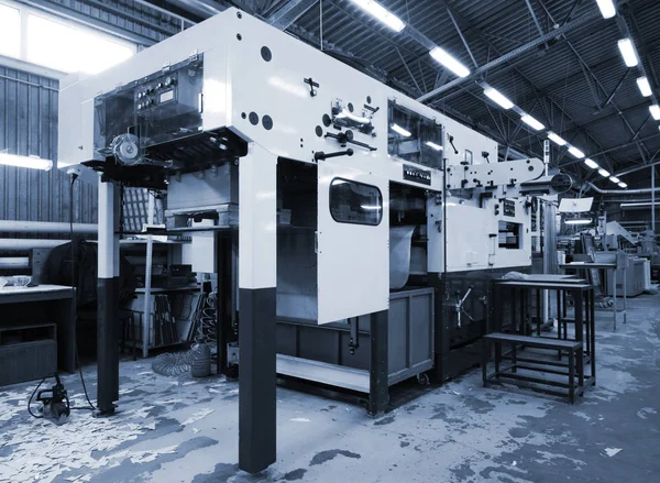 Ausrüstung Für Einen Druck Einer Modernen Druckerei — Stockfoto