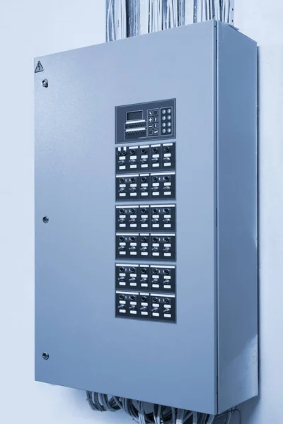 Potente Panel Control Electrónico Una Pared —  Fotos de Stock