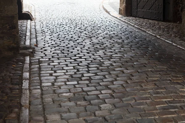 Reflektion Ljus Trottoaren Staden — Stockfoto