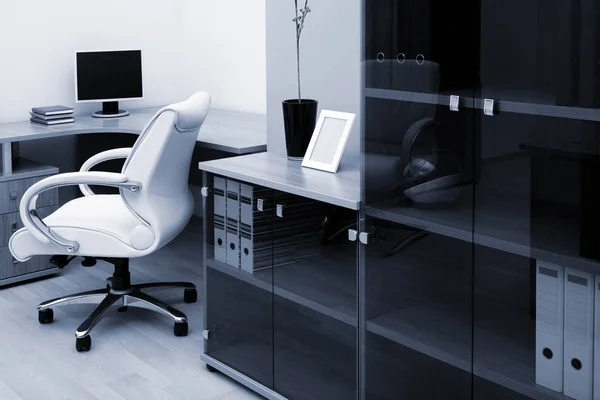 Monitor Mesa Oficina Moderna — Foto de Stock