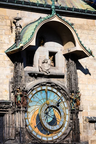 Vecchio Orologio Astronomico Praga Repubblica Ceca — Foto Stock