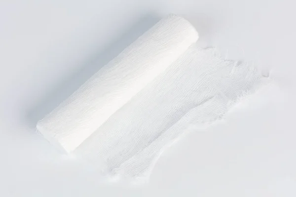 Bandage Médical Sur Fond Blanc — Photo