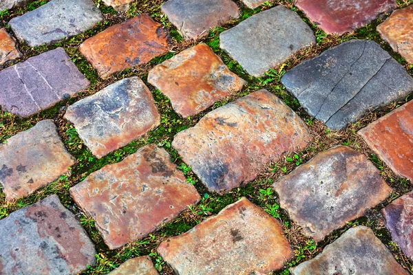 Pavement from beautiful stones as background — Stock Photo, Image