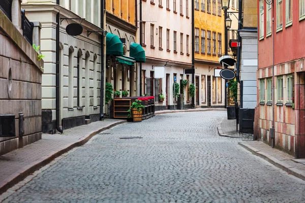 Plaveisel in de oude binnenstad van Stockholm — Stockfoto