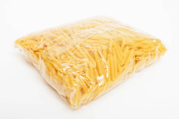 Pasta in the package on white background — Stock Photo, Image