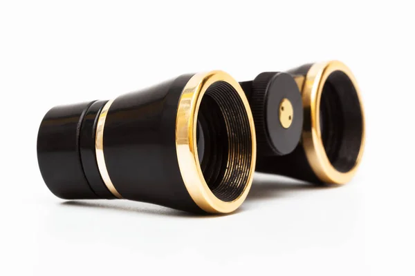 Old Theater Binoculars White Background — Stock Photo, Image