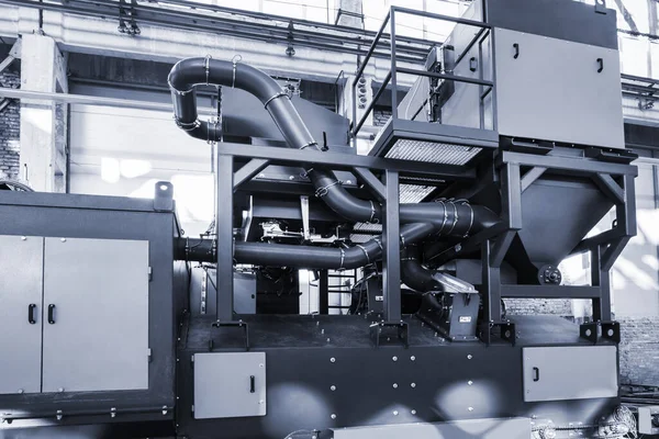 Een Nieuwe Zandstraalmachine Voor Moderne Fabriek — Stockfoto