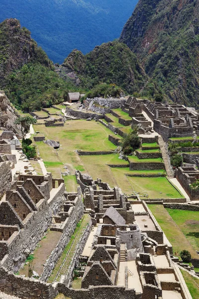 Machu Picchu Vieille Ville Par Une Journée Ensoleillée — Photo