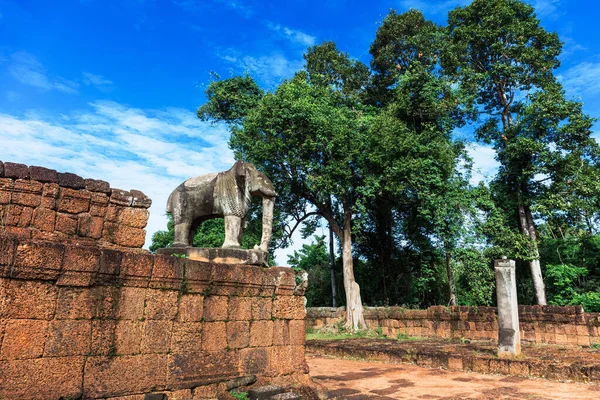 Elephant Sculpture East Mebon Temple Siem Reap Cambodia — Stock Photo, Image