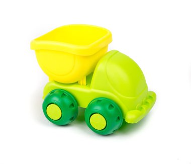 Bebek Oyuncak - beyaz izole araba