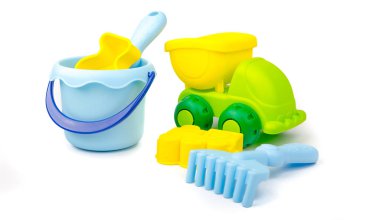 Beyaz arka plan üzerinde izole bebek oyuncak