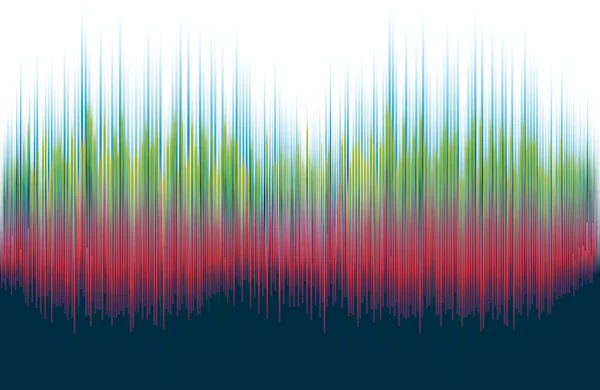 Graphiques abstraits - Spectre d'ondes sonores — Image vectorielle