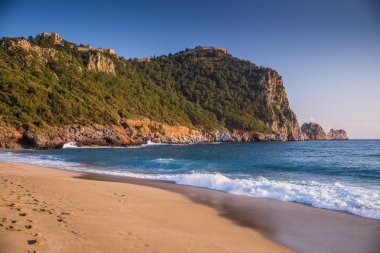 Türkiye'de Alanya Kalesi ve Kleopatra Plajı