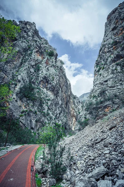 Sapadere Canyon wiosną, Alanya Turcja — Zdjęcie stockowe