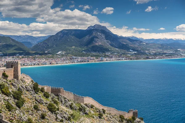 Veduta aerea del porto di Alanya in Turchia — Foto Stock