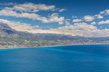 Alanya'nın Türkiye'deki Havadan Görünümü
