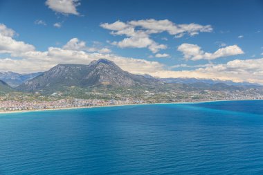 Alanya'nın Türkiye'deki Havadan Görünümü