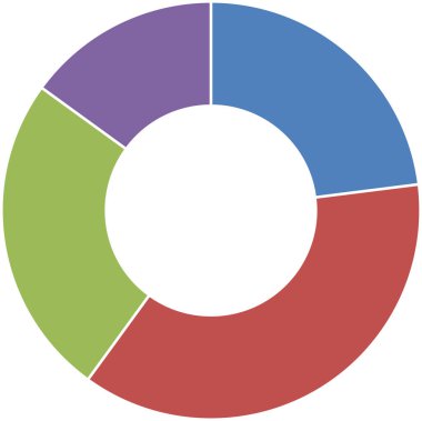 Renk Diyagramı Grafiği vektör çizimi