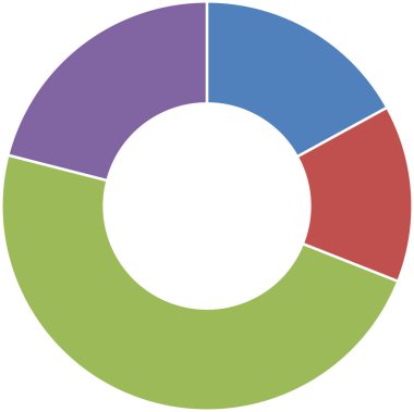 Renk Diyagramı Grafiği vektör çizimi
