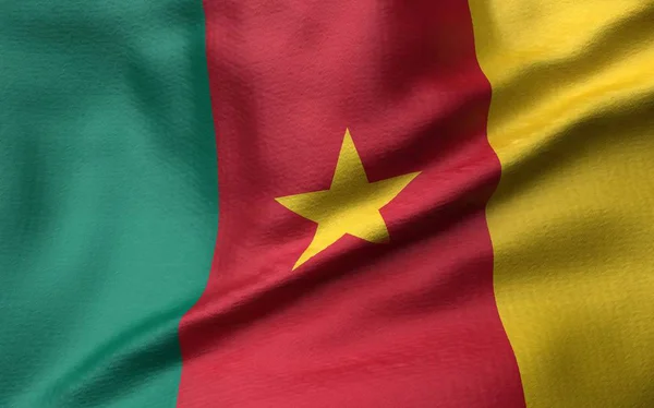 3D Illustration of Cameroon Flag — Stock Photo, Image