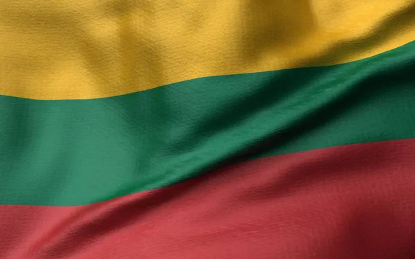 3D Illustration of Lithuania Flag — Stock Photo, Image